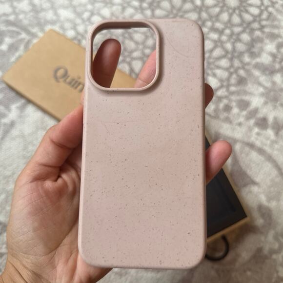 NEW Quince Bio IPhone Case 15 Pro Blush Pink - Picture 2 of 4